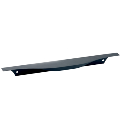 Griff mit Wellenprofil - schwarzes Aluminium