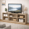 MTV2-2 (1) Meuble tv sur mesure bois élégant
