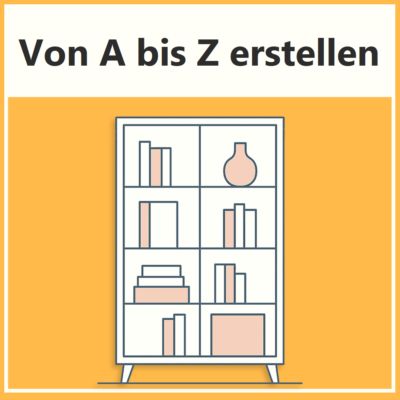 Regal zum Konfigurieren
