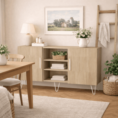 Maßgefertigtes Sideboard im skandinavischen Stil