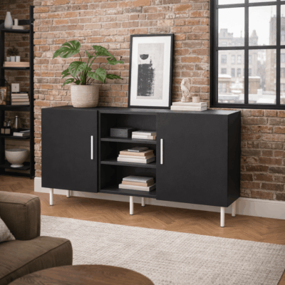 Modernes, maßgefertigtes Sideboard auf Füßen