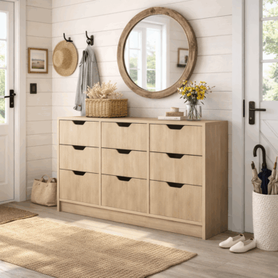 Commode sur mesure en bois rangement