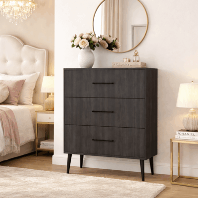 Elegante maßgefertigte Kommode auf Füßen