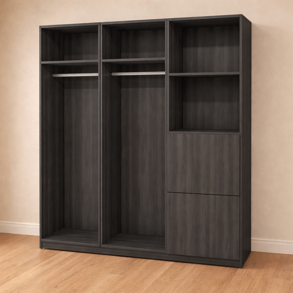Dressing sur mesure sans porte double penderies