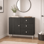 Meuble bas sur mesure rangement multiple