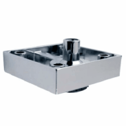Flacher, quadratischer Deko-Möbelfuß