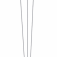 Möbelfuß Laly - H 175 mm, Weiß matt