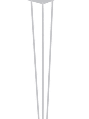 Möbelfuß Laly - H 175 mm, Weiß matt