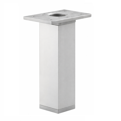 Quadratischer Möbelfuß aus Aluminium
