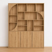 Das Sideboard Tarys – ein skulpturales Möbelstück mit zeitlosem Design - Chêne artisan doré, 180cm