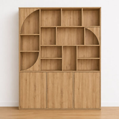 Das Sideboard Tarys – ein skulpturales Möbelstück mit zeitlosem Design - Chêne artisan doré, 180cm