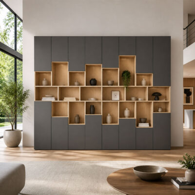 Bibliothek Pierra, eine destrukturierte Architektur mit außergewöhnlichem Design