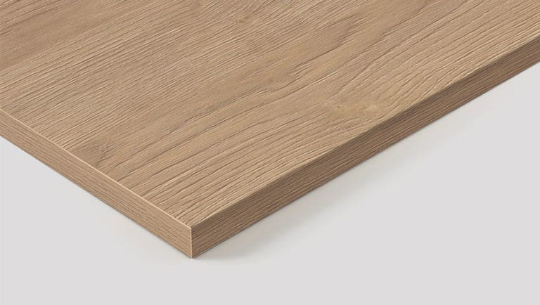 Melaminbeschichtete Platte mit ABS-Kante